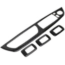 Carbon Fiber Window Lifter Control Frame Window Switch Decor Armrest Panel