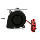 3x DC 12V Brushless Centrifugal Worm Gear Blower Mute Powerful Mini Cooling Fan