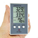Thermometer Hygrometer Measure Temperature Humidity Digital Lcd Meter Indoo