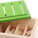 Infant Kids Wooden Matching Grouping Toys 8 Catagories Early Development