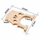 Professional Cello Bridge for 1/2 Size Cello Exquisite Maple Material Y1L3