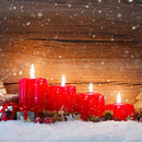 Christmas Background Cloth Snows Santa Claus Fabric Decor Photographic Backdrops