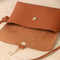 Pure Color Deer Pendant Shoulder Handbags Women Crossbody Bag (Light Brown)