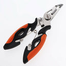 Stainless Steel Fishing Pliers, Curved Nose Hook Remover, Line Cutter Tool