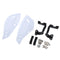 Motorcycle Handguards 22mm Handlebar Protector Motorbike Accessories White