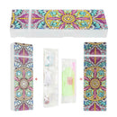 DIY Mandala Special Shaped Diamond Painting Students Pencil Storage Case