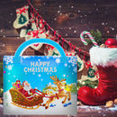 Christmas DIY Diamond Painting Gift Bag Santa Claus Mosaic Totes Ornaments