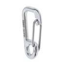 2 lot Carabiner Lock Stainless Steel 60mm Spring Hook Reel Cord Connector
