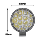 42W Offroad Round LED Work Light Bar Mini Waterproof Spot Beam Driving Fog Lamp