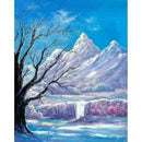 4 Pack Tree View DIY 5D Diamond Painting Kits Full Drill Cross Stitch Home Decor