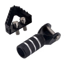 1Set Black Motorcycle Brake Pedal Pad w/ Gear Shift Lever for  RC125/200/390