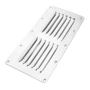 115x231mm/4.5x9.1inch Rectangular Louvered Air Vent Grill Ventilation Grille for