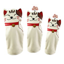 3pcs/Set Golf Club Head Cover NO. 13 5 Wood Driver Headcover Cute Cat