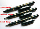 3pcs Lot Chinese Japanese Calligraphy Brush Pen Set Size S M L