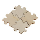 50pcs 40mm Blank Wooden Puzzle Embellishments Wood Slices Toys Wedding Art