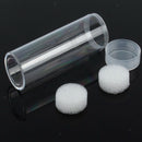 20 Pcs 25mm Protective Tube Holder Clear Round Cases Coin Storage Boxes