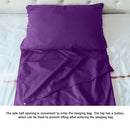 Lightweight Sleeping Bag Outdoor Camping Travel Sleep Sack Pouch (Purple) A
