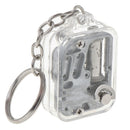 Music Box DIY Mechanical Metal Music Boxes Clockwork Keychain Gift 3C