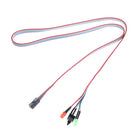 2pcs PC Case Red Green LED ATX Power Supply Reset HDD Switch Lead Cables  Z
