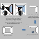 Multi-use Measuring Ruler Speed Square Roofing Triangle Angle Protractor