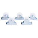 5x fixed metal top plate diameter rigid caster wheel wear-resistant wheel B Kw