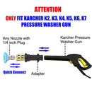 High Pressure Cleaning Foam Pot Cleaning Gun-1/4 Inch Quick Adapter For Kar A8Y7