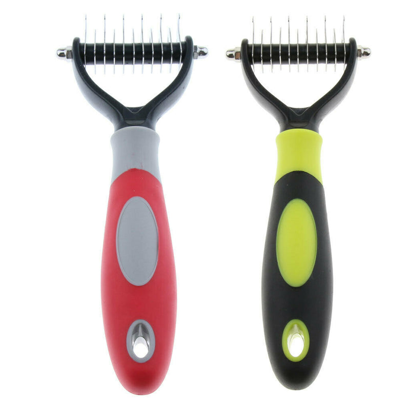 Dog Grooming Brush Undercoat Rake for Cat Dog Deshedding Tool Knot Remove for