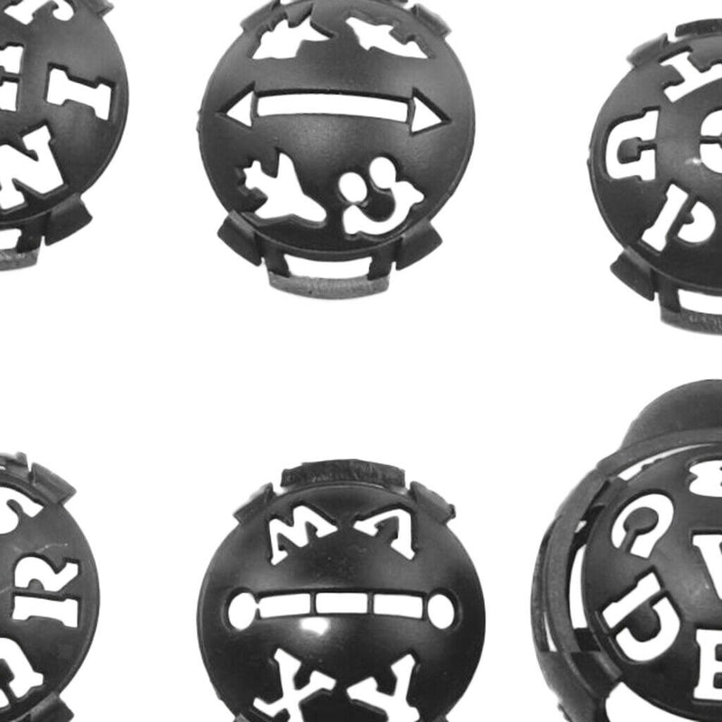 1 Set 6Pcs Golf Ball Line Marker Templates,Drawing Alignment Tool DIY