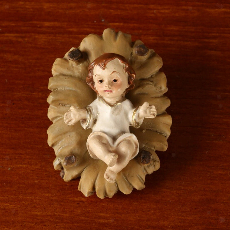 Statue Nativity Scenes Set Christmas Crib Manger Miniatures Table Decorative,