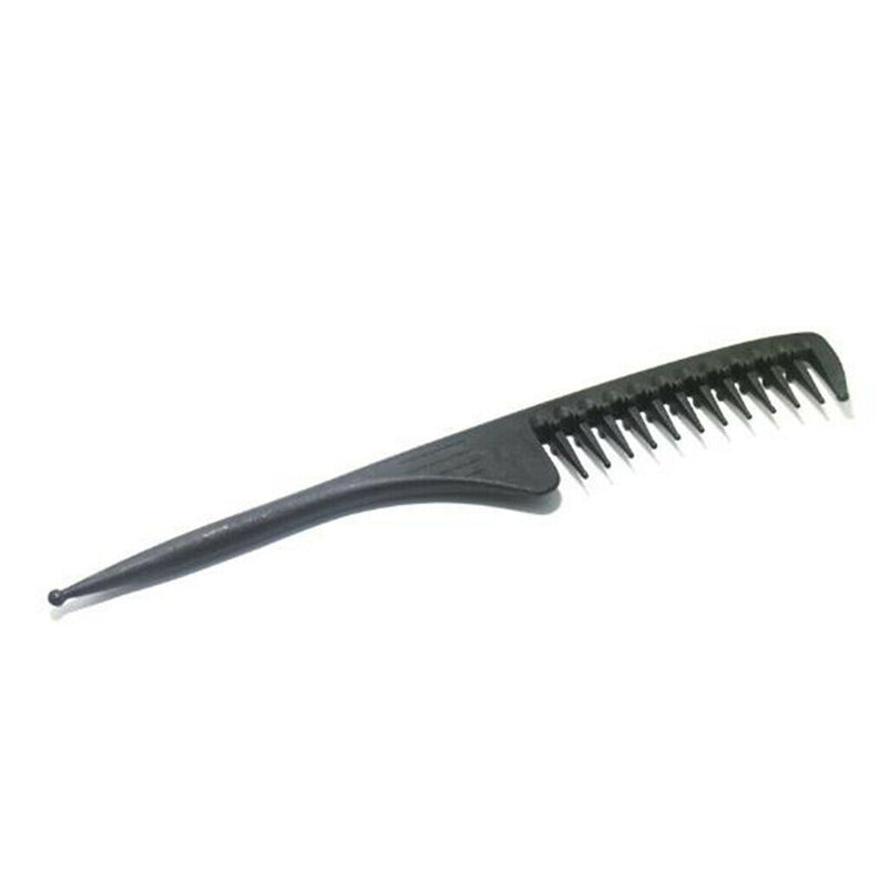 Wide Tooth Rake Comb with Tail for Curly Beach Waves Detangle Wet Hair