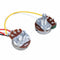 Guitar Pre-wired Harness, 3 Way Blade Toggle Switch 1V1T 500K for Electric