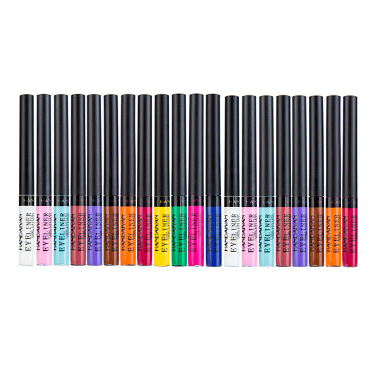 Handaiyan 12Pcs/Lot Matte Liquid Eyeliner Bright Color Waterproof Eye Liner I7U6