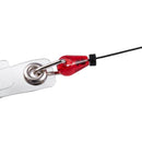 Oval retractable reel and name plate clip M1N4