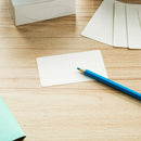 1X(Blank White Cardboard paper Message Card Business Cards Word Card DIY Ta C5A7
