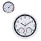 Quartz Stone Clock Silent Wall Clock Accurate Thermometer Humidity Indoor O J3O1