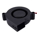 Black Brushless DC Cooling Blower Fan 5015S 12V 0.14A 50mm x 15mm R2I3