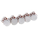 Electric Guitar Split Shaft Linear Taper Switch Potentiometers Volume Tone Po`3C