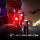 Usb Bicycle Charging Intelligent Brake Light Bicycle Night Riding Induction