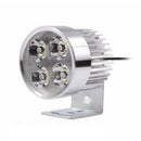 4LED Motorcycle Headlight Spot Light DRL Driving Fog Lamp Waterproof 12-85V JR