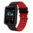 Electronic Sports Bluetooth Smart Watch Alarm Clock 180mAh Men Women Red