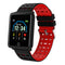 Electronic Sports Bluetooth Smart Watch Alarm Clock 180mAh Men Women Red