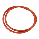 125mm x 3mm thick red silicone O ring gasket seal