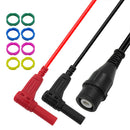 RG58 BNC to Banana Plugs Oscilloscope Test Lead Cable BNC Q9 120CM P1207