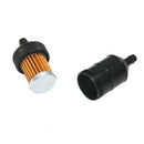 8mm Petrol Gas Fuel Filter Cleaner for Motorcycle Pit Dirt Bike ATV (Black)