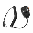 2 Pin PTT Handheld Mic Speaker Microphone For Baofeng Kenwood TYT Radio Device