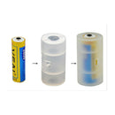 4X AA to C Size Battery Cover Converter Boxes Adaptor Adapter Case Shell Holder