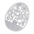 2X Easter Eggs Metal Cutting Dies Embossing Decorations