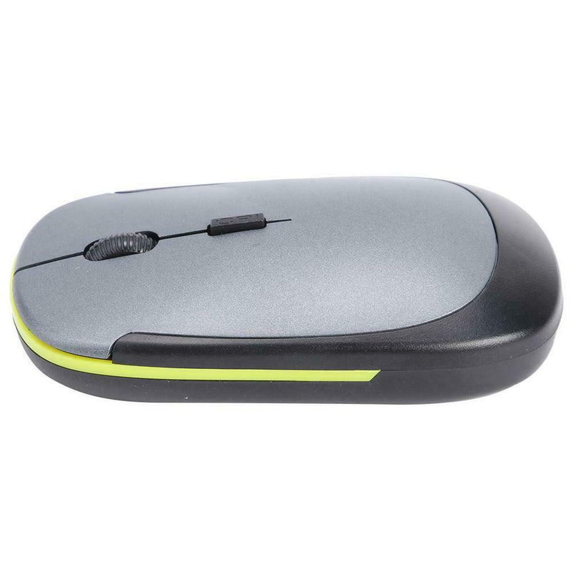 2.4G Wireless Mouse Optical 4 Button 1600DPI Mice w/USB Receiver (Grey)