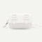 Mini Shoulder Bags Candy Color Purse Women PU Crossbody Handbag (White)