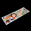 Jungle Animal Baby Nursery Kids wall stickers stickers S8Z2